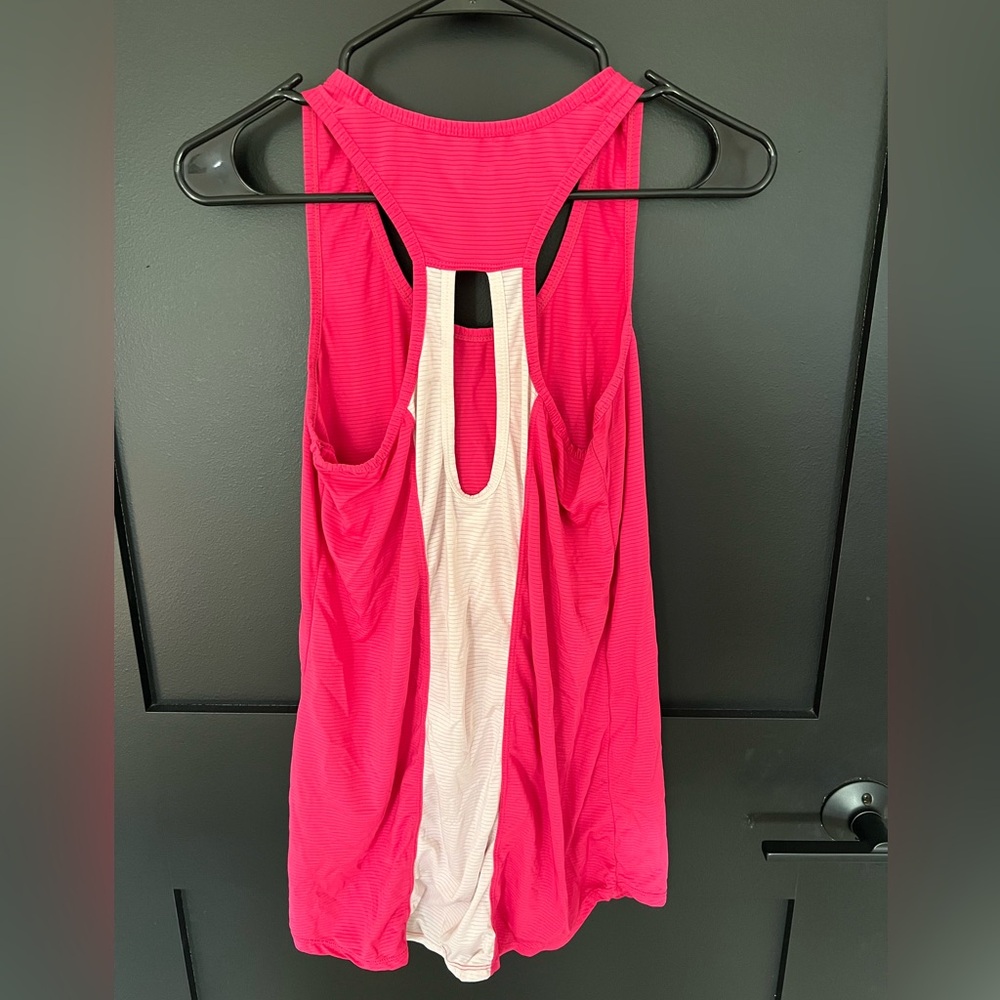 Pink Performance Running Tank Top - Picture 4 of 4